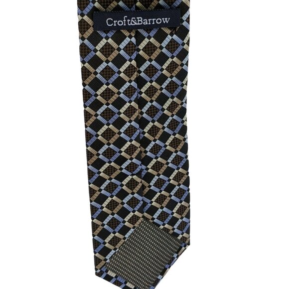 Croft & Barrow One Size Multi-Color Polyester Tie 37b - Picture 5 of 11